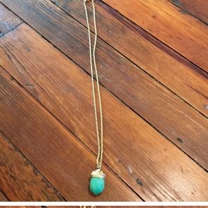 Kenneth Kay lane Acorn necklace